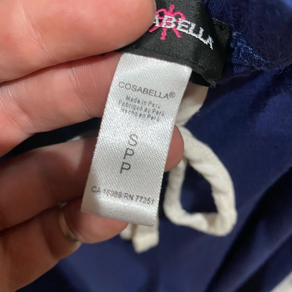 COSABELLA blue & white long sleeve with pants pajama set - Picture 9 of 10